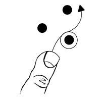 Circling the first dot